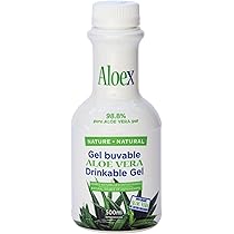 Aloex Drinkable Aloe Vera Gel, 99% Pure Aloe Vera, Supports